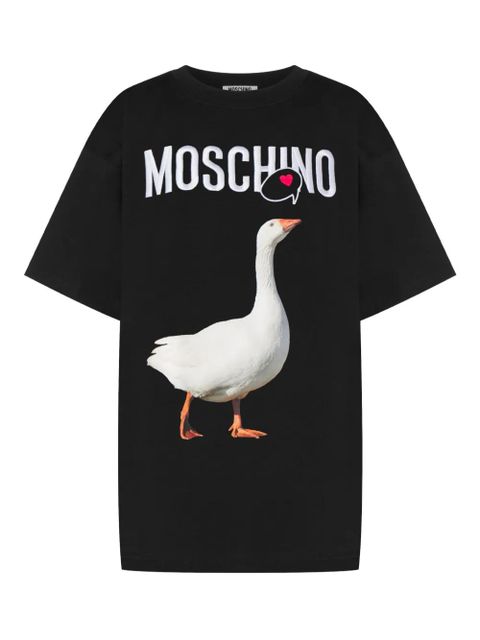 Moschino graphic-print T-shirt - Black