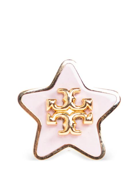 Tory Burch star-logo earrings - Pink