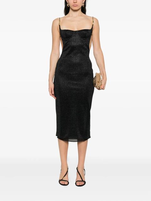 Oséree Glazed Lumière dress - Black