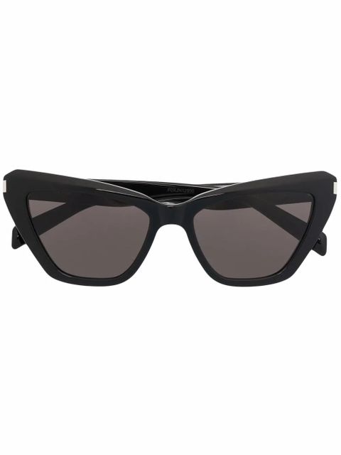 Saint Laurent Eyewear tinted cat-eye frame sunglasses - Black - zdjęcie produktu nr 1