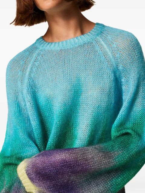 TWINSET fadeout-print sweater - Blue