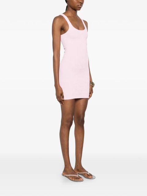 MC2 Saint Barth Deana crinkle-effect mini dress - Pink