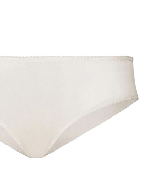 Dolce & Gabbana mid-rise satin briefs - White