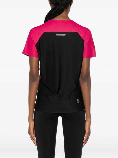 On Running logo-print short-sleeved T-shirt - Pink