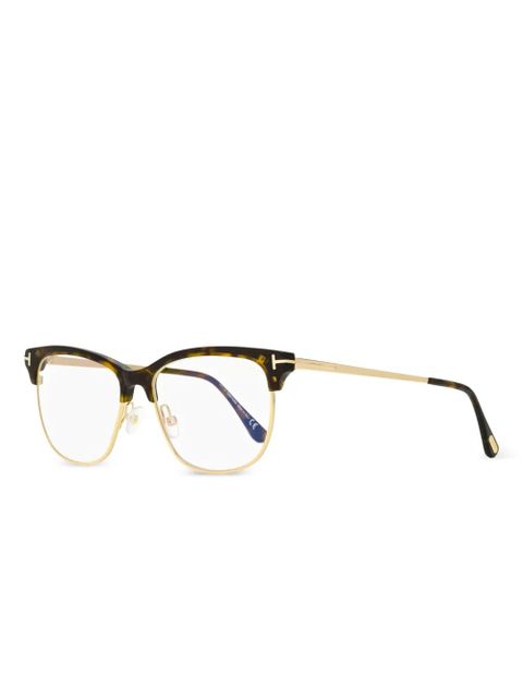 TOM FORD Eyewear rectangular-frame glasses - Brown - zdjęcie produktu nr 2