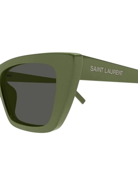 Saint Laurent cat-eye frame sunglasses - Green