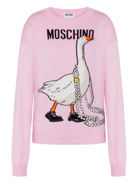 Moschino crew-neck sweater - Pink - zdjęcie produktu nr 1