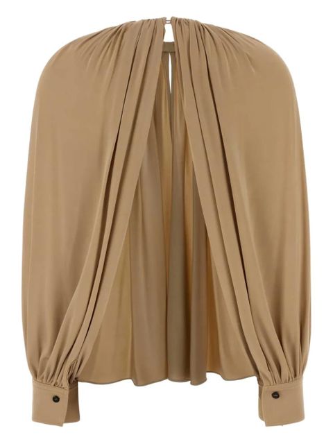 Ferragamo long-sleeve blouse - Neutrals - zdjęcie produktu nr 2