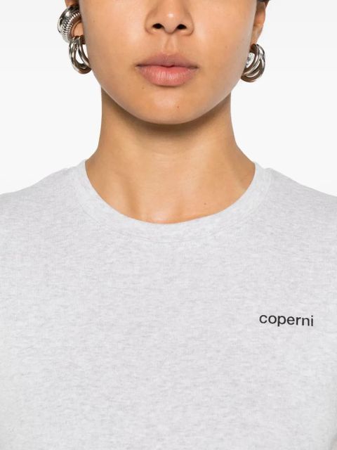 Coperni mélange-effect T-shirt - Grey