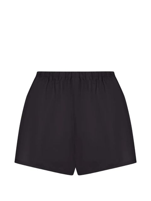 Prada button applique cotton shorts - Black - zdjęcie produktu nr 1