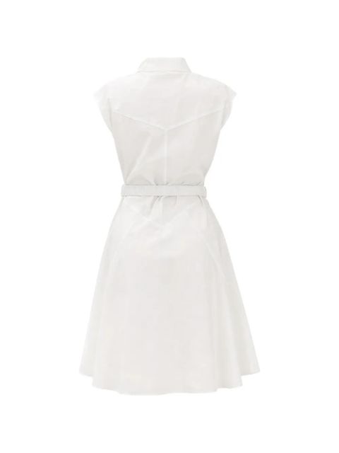 PINKO belted sleeveless mini dress - White - zdjęcie produktu nr 2