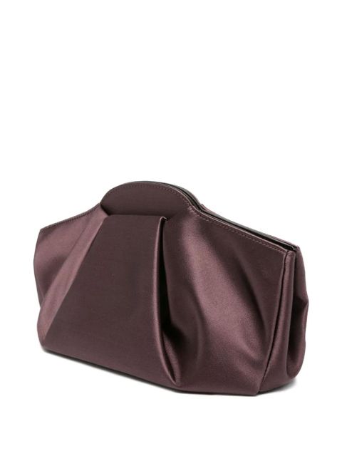 Giuseppe Zanotti crystal-embellished silk clutch - Purple - zdjęcie produktu nr 2