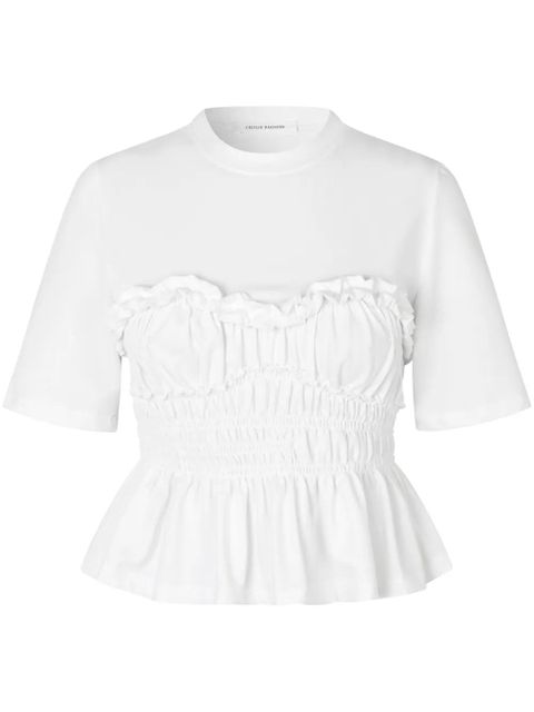 Cecilie Bahnsen Vilde t-shirt - White - zdjęcie produktu nr 1