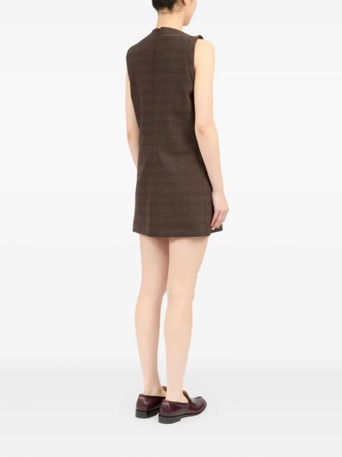 MM6 Maison Margiela striped mini dress - Brown - zdjęcie produktu nr 2