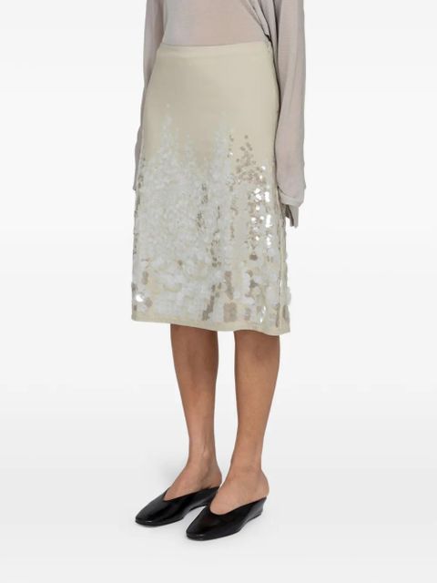 Paloma Wool Ara sequin-embellished skirt - Neutrals