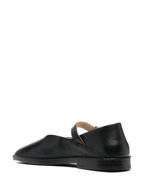 LEMAIRE square-toe loafers - Black