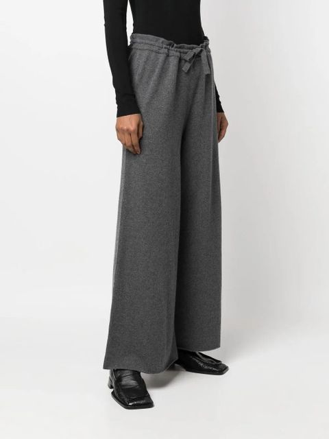 Jil Sander drawstring-waist cashmere trousers - Grey - zdjęcie produktu nr 2