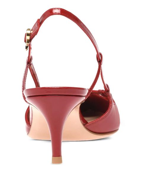 Gianvito Rossi 55mm Eloise cut-out heeled pumps - Red