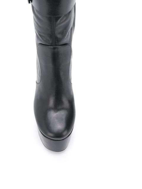 Saint Laurent Billy platform boots - Black