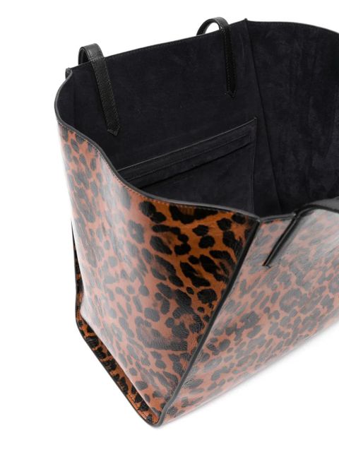 Zadig&Voltaire Le Borderline leopard-print tote bag - Brown