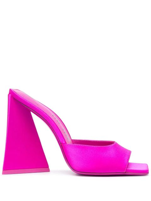 The Attico Devon 115mm satin finish sandals - Pink - zdjęcie produktu nr 1