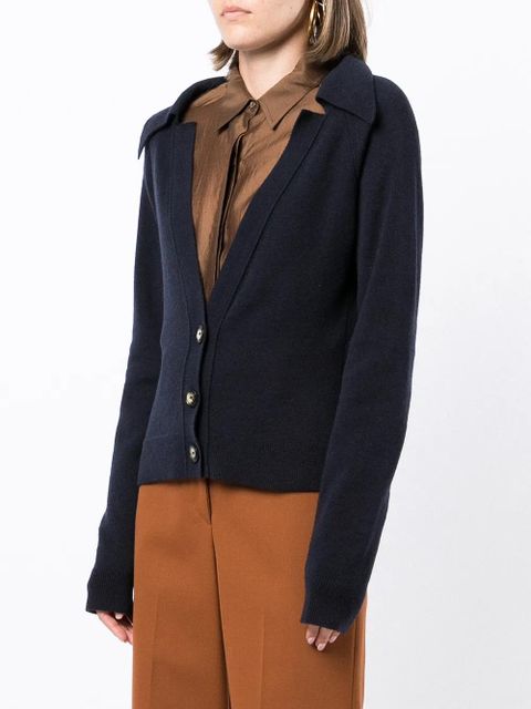 Nanushka V-neck knit cardigan - Blue