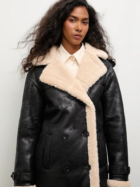 Answear.LAB płaszcz kolor czarny