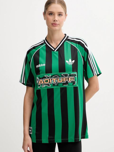 adidas Originals t-shirt Jersey damski kolor zielony KD2273 - zdjęcie produktu nr 1