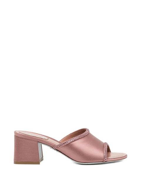René Caovilla embellished mules - Pink - zdjęcie produktu nr 1