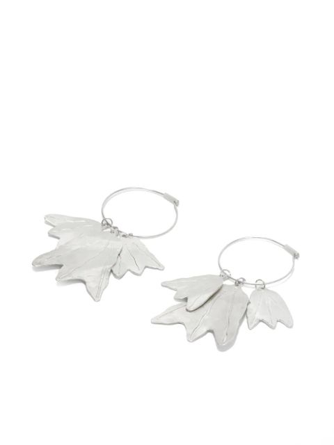Jil Sander drop-design earrings - Silver - zdjęcie produktu nr 2