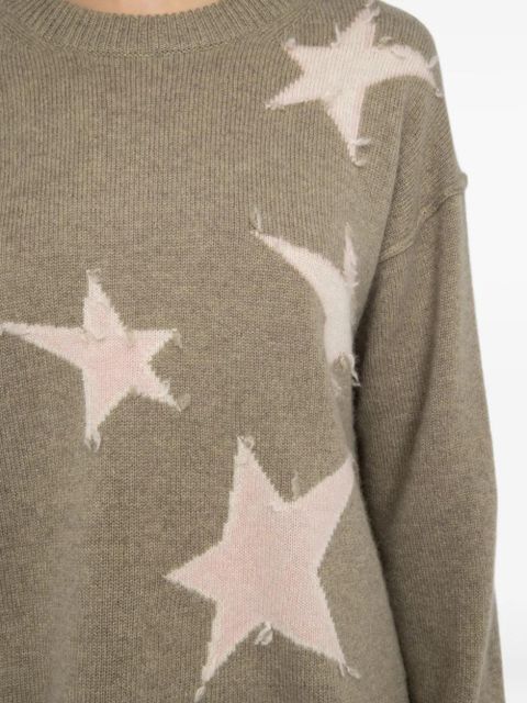 Zadig&Voltaire Markuz star-detail sweater - Green