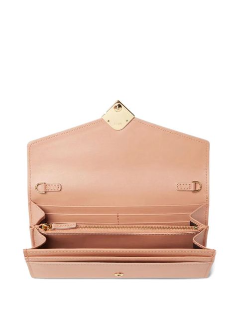 FENDI FF Diamonds chain wallet - Neutrals