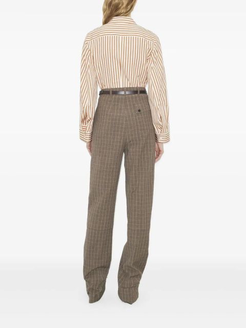 Tory Burch striped cotton shirt - White