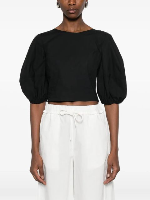 PINKO puff-sleeve blouse - Black