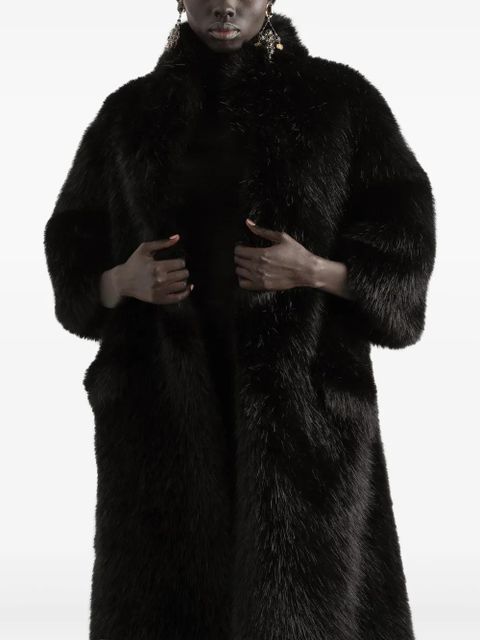 Dolce & Gabbana faux-fur coat - Black - zdjęcie produktu nr 2