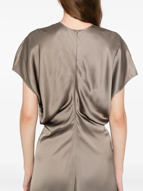 TOTEME slouched-waist dress - Grey