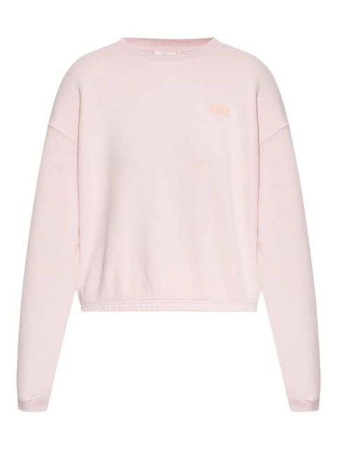American Vintage logo-embroidered cotton sweatshirt - Pink - zdjęcie produktu nr 1