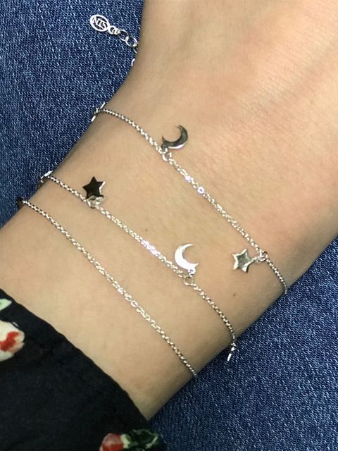 SIN BY MANNEI - Srebrna Bransoletka Night Sky