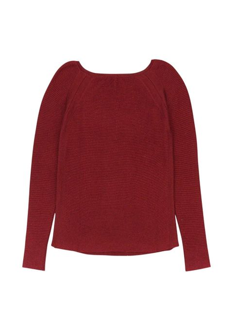 Loro Piana ribbed sweater - Red - zdjęcie produktu nr 2