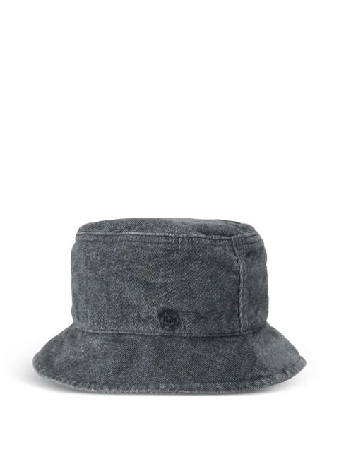 Maison Michel denim bucket hat - Grey - zdjęcie produktu nr 1