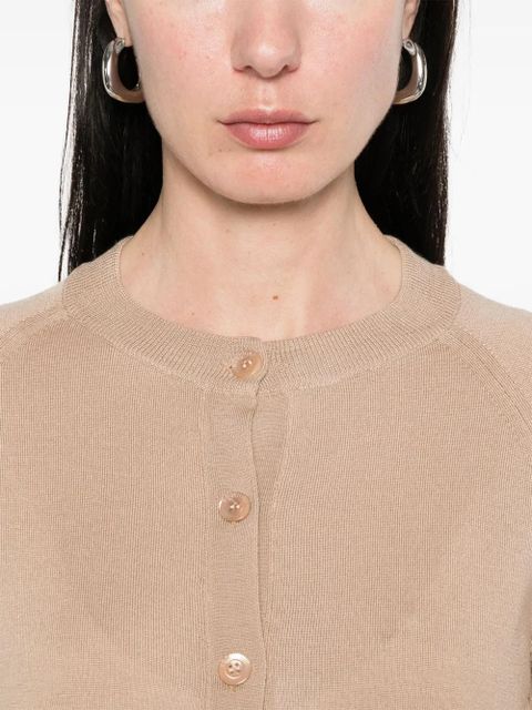 Moschino crew-neck cardigan - Neutrals