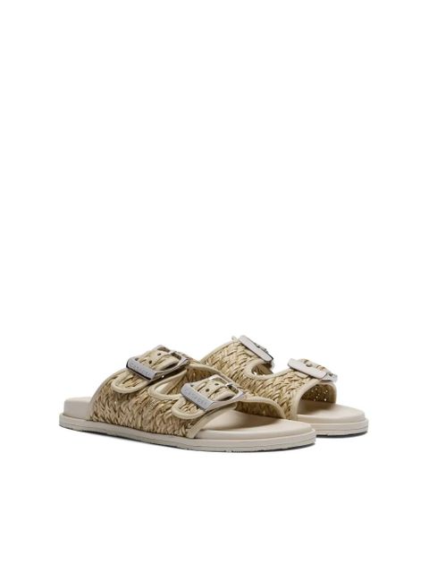 Casadei Birky braided sandals - Neutrals