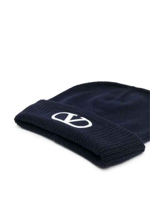 Valentino Garavani VLogo Signature hat - Blue - zdjęcie produktu nr 2