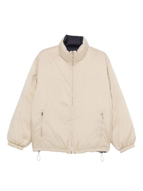 Miu Miu high-neck reversible puffer jacket - Neutrals - zdjęcie produktu nr 1