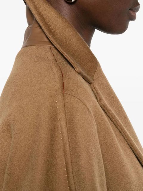 Max Mara notched-lapel coat - Brown