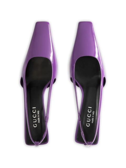 Gucci slingback pumps - Purple