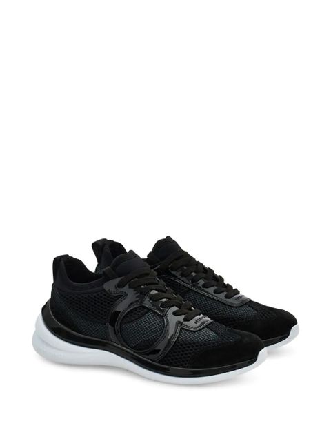 Ferragamo Gancini sneaker with mesh detail - Black - zdjęcie produktu nr 2