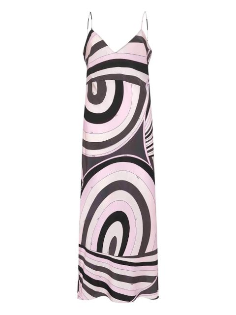 PUCCI wave-print slip dress - Pink - zdjęcie produktu nr 1