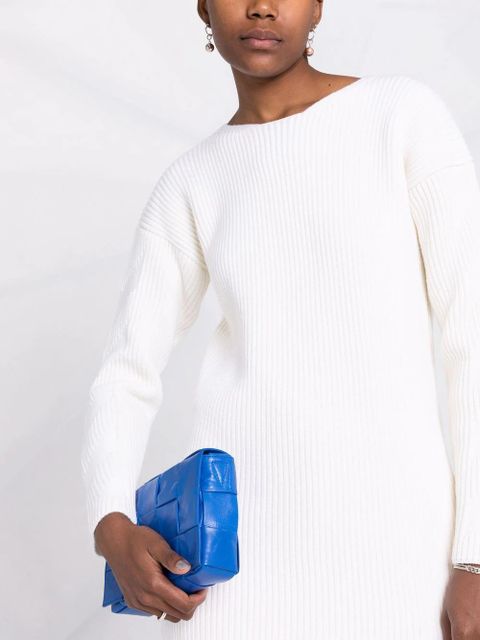 Off-White ribbed-knit wool jumper