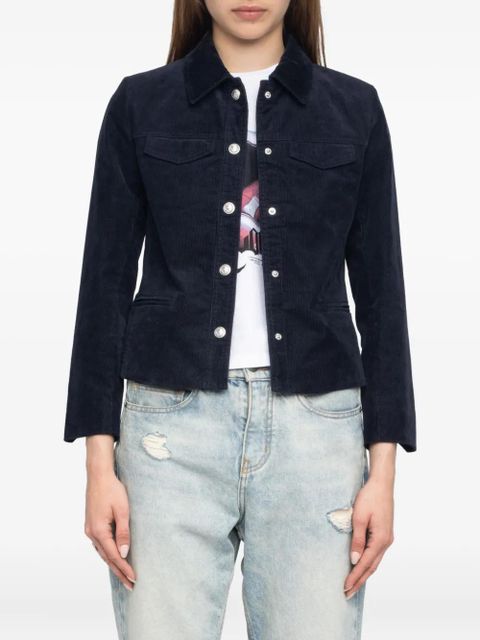 Zadig&Voltaire Liam corduroy jacket - Blue